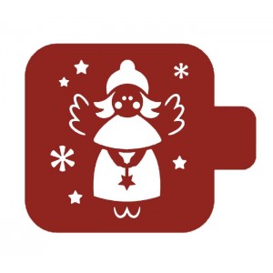Трафарет М9Нг-083 "Ангелочек и звёздочки" Event Design, 9х9 см Трафарет М9Нг-083 "Ангелочек и звёздочки" Event Design, 9х9 см